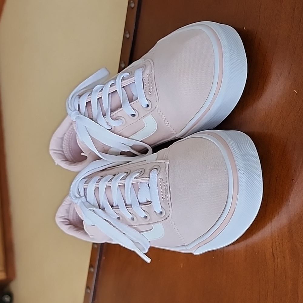 Baby pink Vans
